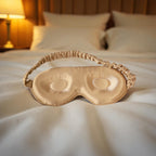 Lichtabschirmende Schlafmaske aus 100% Maulbeerseide für erholsamen Schlaf