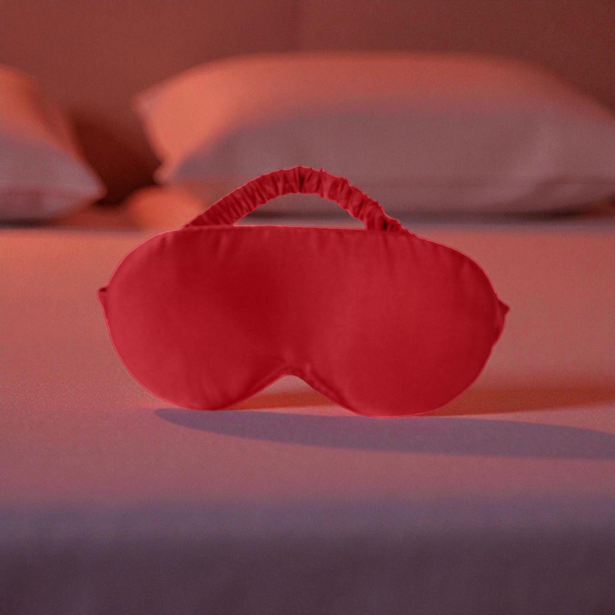 Lichtabschirmende Schlafmaske aus 100% Maulbeerseide für erholsamen Schlaf