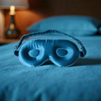 Lichtabschirmende Schlafmaske aus 100% Maulbeerseide für erholsamen Schlaf