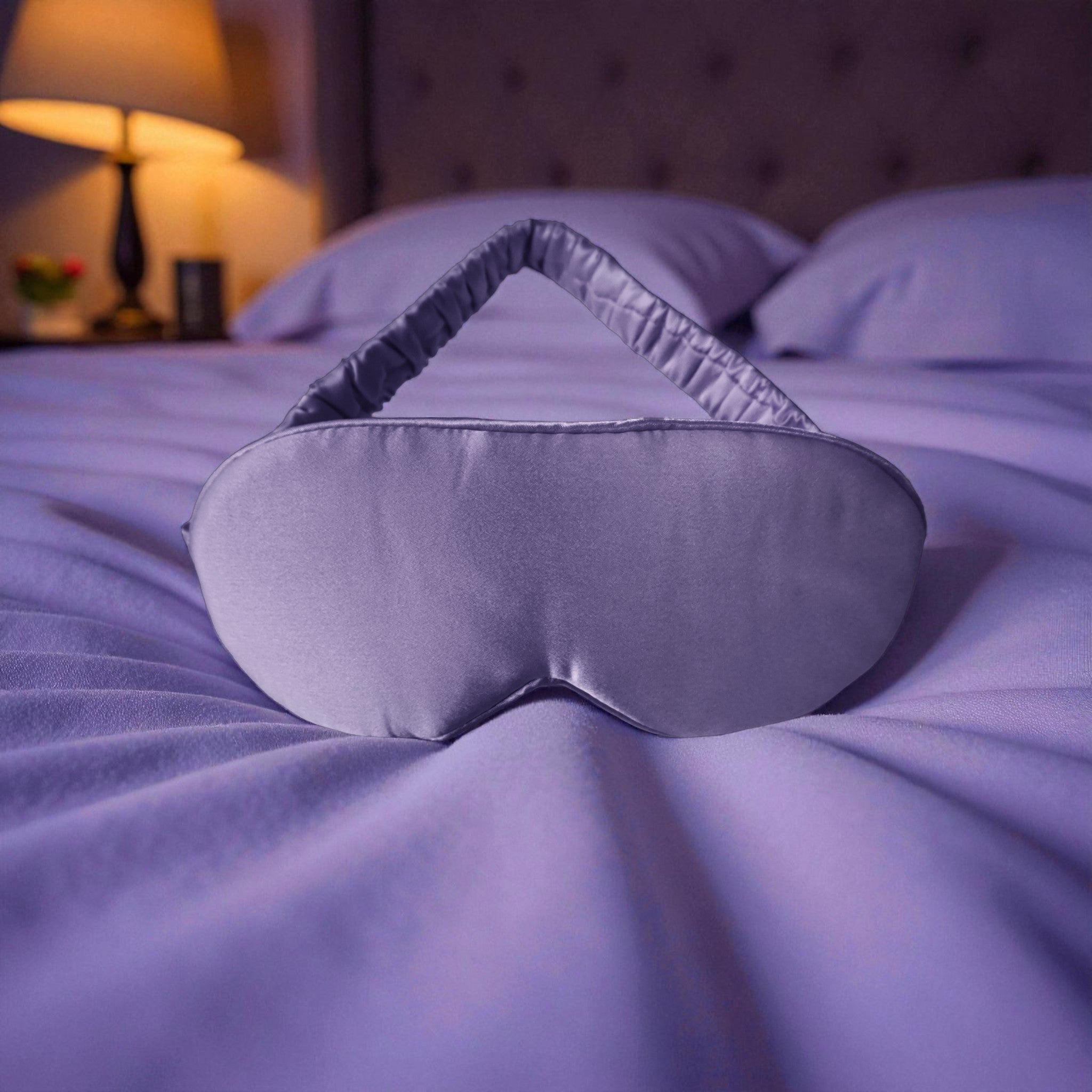 Lichtabschirmende Schlafmaske aus 100% Maulbeerseide für erholsamen Schlaf