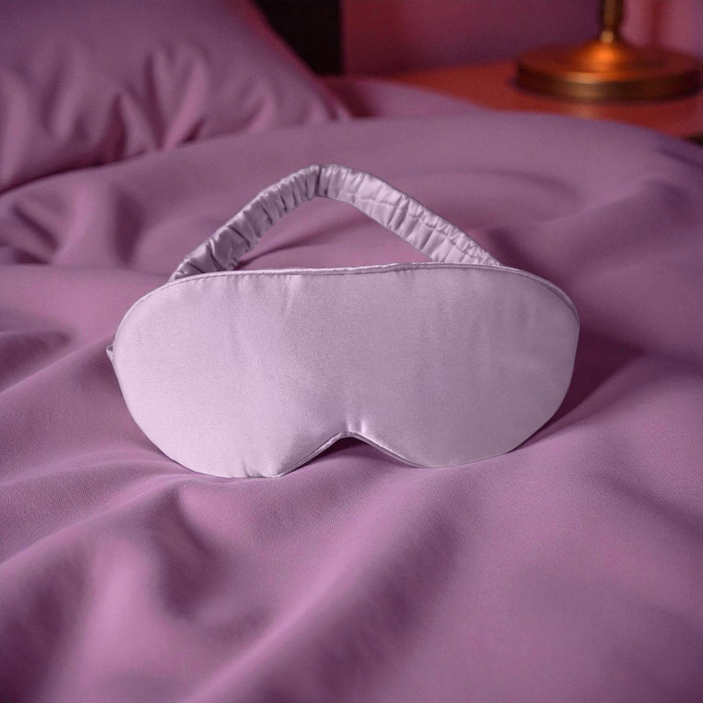 Lichtabschirmende Schlafmaske aus 100% Maulbeerseide für erholsamen Schlaf
