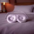 Lichtabschirmende Schlafmaske aus 100% Maulbeerseide für erholsamen Schlaf